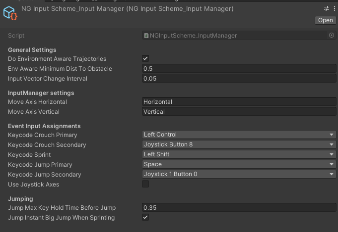 Input Scheme InputManager